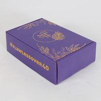 Logo personnalisé en gros rose petit grand emballage logistique d'expédition bijoux cadeau boîtes en papier kraft en carton