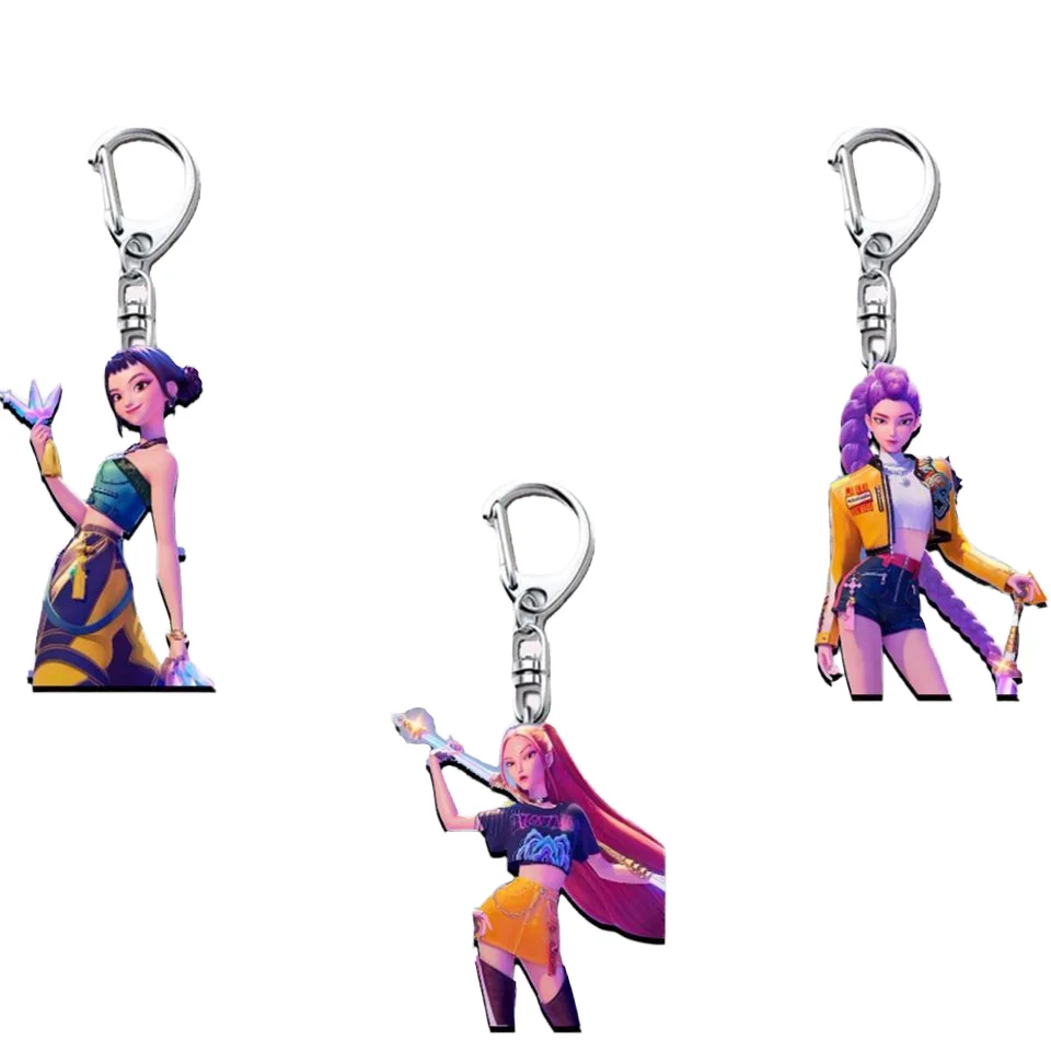 kpop demon hunter keychain