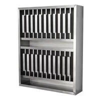 Wandmontiertes einlagiges Haarfarbenregal aus Edelstahl, Farbdisplay-Schrank in 3 Farben für kompakte Salons
