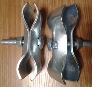 Abrazadera de tubo prensada galvanizada personalizada para andamios, acoplador de valla, abrazadera de valla, acopladores de conexión - Product Image 4