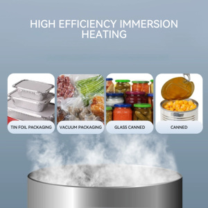 Коммерческий Автоклавный стерилизатор высокого давления, вертикальный счетчик, промышленное оборудование для готовой пищи - Product Image 4