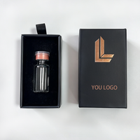 Boîte coulissante de luxe en carton doré résistant aux rayures, personnalisable par le fabricant, pour l'emballage de flacons de cosmétiques et de parfums