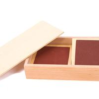 Tableros Táctiles Montessori, Juguete Sensorial de Texturas de Madera, Set de Discriminación de Texturas para el Aprendizaje Infantil
