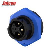 Jnicon M19 prise mâle et prise femelle connecteurs d'alimentation étanche IP67 Xlr connecteur câble 15A/300V connecteur de batterie 3 + 5P