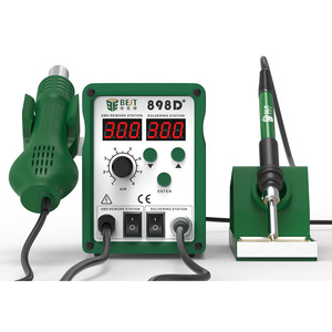 <span class=keywords><strong>Pistola</strong></span> de Aire Caliente en Espiral sin Plomo BST-898D+ con Temperatura Ajustable, Doble Pantalla Digital, <span class=keywords><strong>220V</strong></span>, para Retrabajo SMD y Desoldadura - Product Image 3