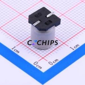 ตัวเก็บประจุแบบอิเล็กโทรไลต์อะลูมิเนียม SMD รุ่น VE-220M1JTR-0810, ขนาด D8xL10 มม., 22uF, 20%, 63V, ขา 8 มม. - Product Image 2
