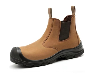 Top Sales Cow <b>Leather</b> Oil Slip Resistant Pu Sole Steel Toe Sefty Shoes Construction Man for Mens <b>Work</b> <b>Boots</b> Light Weight - Product Image 2