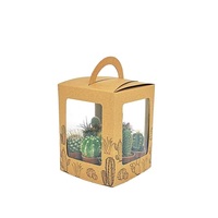 Emballage de transport de cactus transportant une boîte d'expédition de plantes d'intérieur pour succulentes