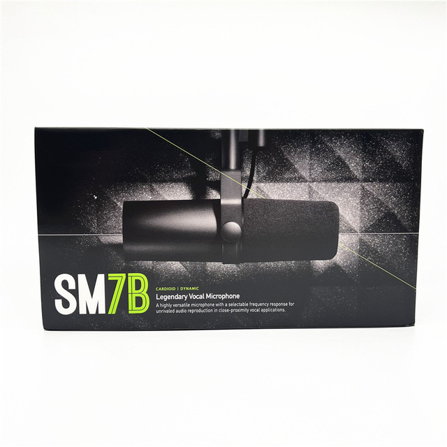 SM7B Cardioid Wireless Studio Microphone for Dynamic Vocal and Broadcast Use
