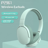 Headset Nirkabel Bluetooth P2961 Laris 2026, Tahan Lama, Kualitas Suara Stereo Tinggi untuk Olahraga dan Gaming