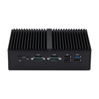Mini PC Industrial Q10900X 5 Puertos Seriales RS232, DIY RAM/SSD/CPU N100 N150, Sin Ventilador, Funcionamiento Silencioso de 24 Horas