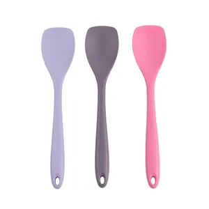 Kitchen Non Stick Silicone Cooking Fried shovel Spatula Utensil Tools Salad Nonstick Pots