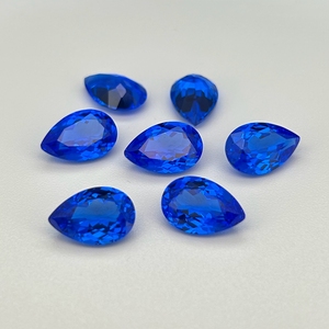 Tổng hợp màu xanh <span class=keywords><strong>Spinel</strong></span> 111 # màu hình trái tim 5x5mm lỏng đá quý đối với trang sức - Product Image 6