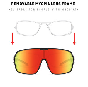 Lunettes de soleil de sport photochromiques pour l'extérieur, cyclisme, <span class=keywords><strong>VTT</strong></span>, vélo de route, pêche, UV400, légères, anti-vent, monture intégrale - Product Image 4