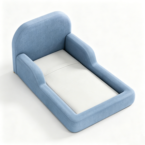Cama Infantil Moderna, Cómoda y Suave, Diseño 2026, sin Estructura de Metal, para Sala de Estar, Dormitorio, Apartamento, Muebles Infantiles - Product Image 2