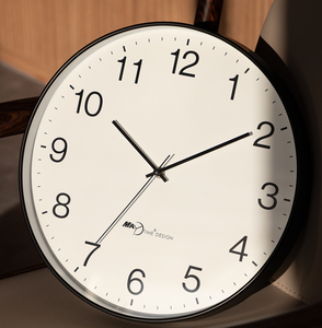 Horloge murale analogique à quartz personnalisée de 12 pouces, fonctionnant sur piles, style antique romain, design contemporain, en plastique épais, décoration pour la maison - Product Image 5