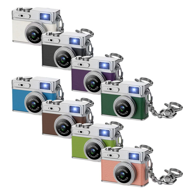 Portable Vintage 1080p Digital Photo Children's Portable Mini Camera Keychain for Sale