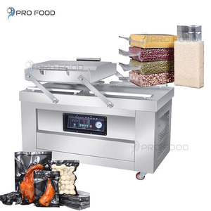 Emballeur sous vide automatique scellant la machine d'emballage de sachets sous vide simple double chambre - Product Image 1