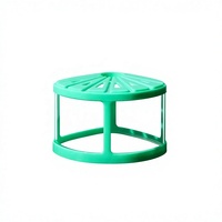 Mini aquarium brillant en forme d'éventail, présentoir portable pour animaux de compagnie de bureau, aquarium décoratif léger