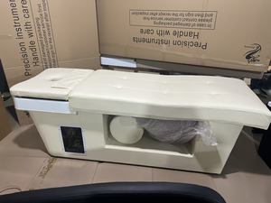Lit de lavage de cheveux moderne japonais avec circulation d'eau pour spa capillaire, lit de massage thaïlandais intégré pour salon de coiffure - Product Image 5