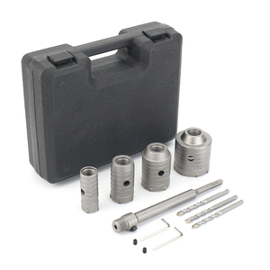 Ensemble de scie cloche pour béton 65mm 50mm 40mm 30mm SDS PLUS outils de coupe à tige pour pierre murale - Product Image 1