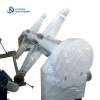 Support de papier de bobine conduit hydraulique d'axe électrique dans la chaîne de production de carton ondulé
