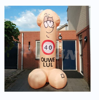 Modèle de ballon gonflable géant en forme de pénis sexy pour la décoration publicitaire en extérieur