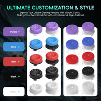 DATA FROG  Freek Performance Thumb Grip Caps Silicone Analog Stick Caps Cover pour manette PS5 PS4