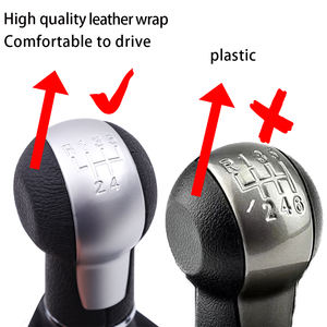 Оптовая продажа, новинка для сиденья Leon MK2 1P 2005-2012 Altea XL 2004-2012 Toledo MK3 2004-2009 ручка переключения передач автомобиля с кожаным ботинком - Product Image 2