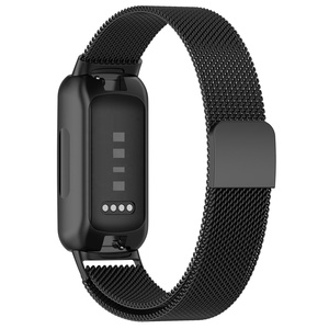 Bracelet de montre magnétique en maille milanaise en acier inoxydable de luxe pour Fitbit <span class=keywords><strong>Inspire3</strong></span> avec design étanche - Product Image 3
