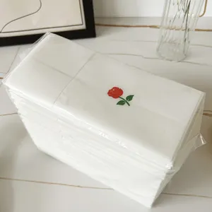 批发豪华折叠纸巾派对餐桌100% 空方袖珍餐巾纸