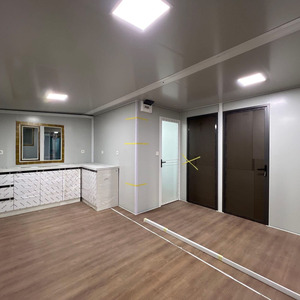 Casas Móviles Prefabricadas de Acero Ligero, Expandibles y Plegables, Casas Modulares en Contenedores de 10 Pies, Impermeables, Tipo Villa, para Dormitorios o Escuelas - Product Image 2