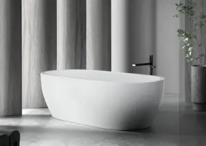 Best Selling Good Price Modern Whirlpool Free Standing Soaking Durable For Adults Artificial Stone Acrylic Bathtub