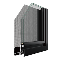 Ventana Corredera Antirrobo - Moderna Ventana de Acero Inoxidable con Malla de Seguridad Integrada, Doble Acristalamiento, Insonorizada y de Ahorro Energético para Apartamentos