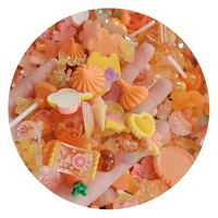 Vendita calda rosa rosso Flatback labbra planare Mouse Charms per unghie Art Slime abbellimento accessori per album di ritagli