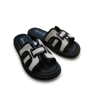 Fashion Women H-Strap <b>Slides</b> Summer Open Toe Platform Slippers Comfortable Rubber Sole Flat Sandals Outdoor Beach Shoes - Product Image 3