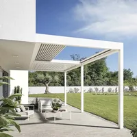 Pergolas Bioclimatiques Rétractables Pliantes pour Jardin, Terrasse Extérieure, Auvents, Véranda, Gazebos, Chapiteaux, Arbres de jardin, Garages