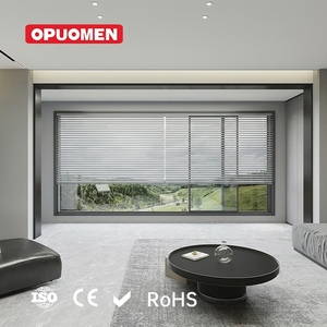 Volets verticaux en alliage d'aluminium sur mesure pour cloisons de bureaux intérieurs - Conception moderne, fonctionnement automatisé - Product Image 1