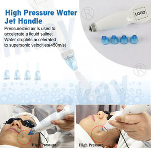 4 לחץ בר 4 טיפים טיפול עור מקצועי טיפול הסרת נקבובית מסיר חמצן סילון לקלף מכונת פנים - Product Image 3