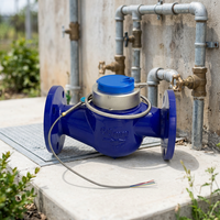 Medidor de Agua Inteligente Remoto RS485 Modbus para Apartamentos Residenciales y Comerciales, Comunicación Remota