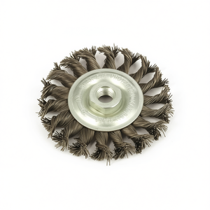 TTAKE Twisted Bunch Circular <b>Brush</b> M14 Steel Abrasive <b>Brush</b> For Metal Polishing - Product Image 2