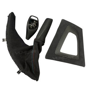 Finiture Interne per Auto BMW E46 E92 E60 E39 E36 F30 F34 F10 F20 Freno a Mano Personalizzato in Fibra di Carbonio/Pomello del Cambio/Freno di Stazionamento - Product Image 1