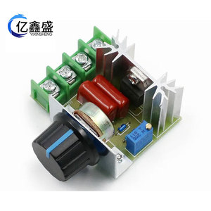 YIXINSHENG <b>Dimmer</b> Switch 220V 2000W 8A 1 Channel For Light Motor Speed Control - Product Image 1