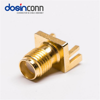 Conector de Cable SMA Macho-Hembra RP RP-SMA RF Coaxial con Pigtail Tipo LMR400 RG58, Conector de Montaje en PCB, Crimpado de Mamparo Derecho