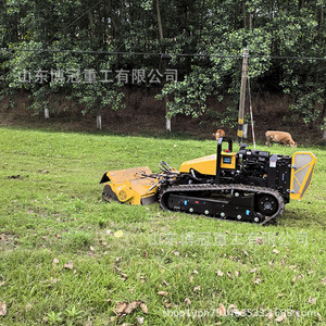 เครื่องตัดหญ้าแบบรีโมทคอนโทรล HhzH-40 ใช้เครื่องยนต์เบนซิน สำหรับพื้นที่ขรุขระ ตัดหญ้าบนทางลาดชัน ริมถนน และดินขรุขระ - Product Image 2