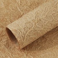 Papier crépon texturé froissé à motif pierre, style professionnel, pour emballage de bouquets de fleurs fraîches