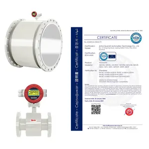 Meteran aliran elektromagnetik pipa besar, pabrik kertas meteran aliran cair, lumpur irigasi tanah air industri air