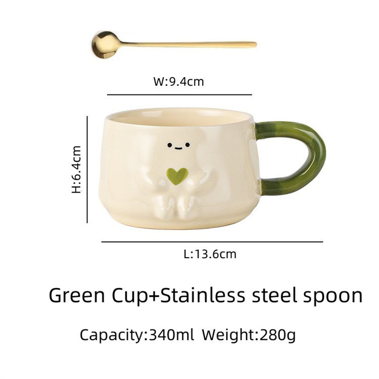 green cup+spoon