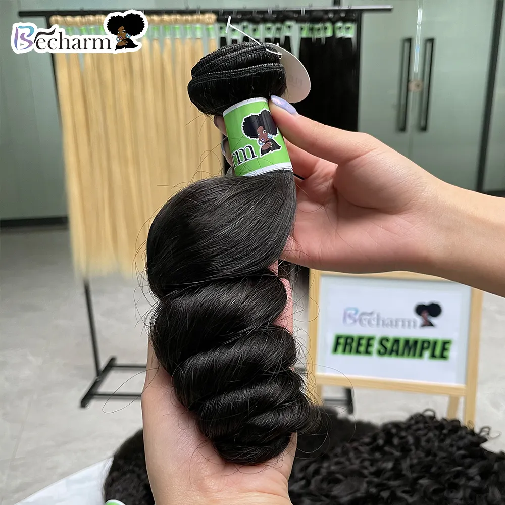 Bestseller Braziliaanse Haar Weave Losse Golf Bundels Natuurlijke Zwarte Gratis Monster 100% Menselijk Haar Bundels Remy Hair Extensions