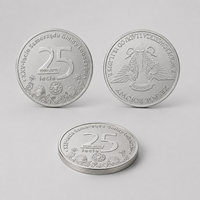 Pièces de monnaie commémoratives personnalisées de qualité supérieure en alliage de zinc plaqué or brillant avec logo 3D personnalisé pour les récompenses d'événements